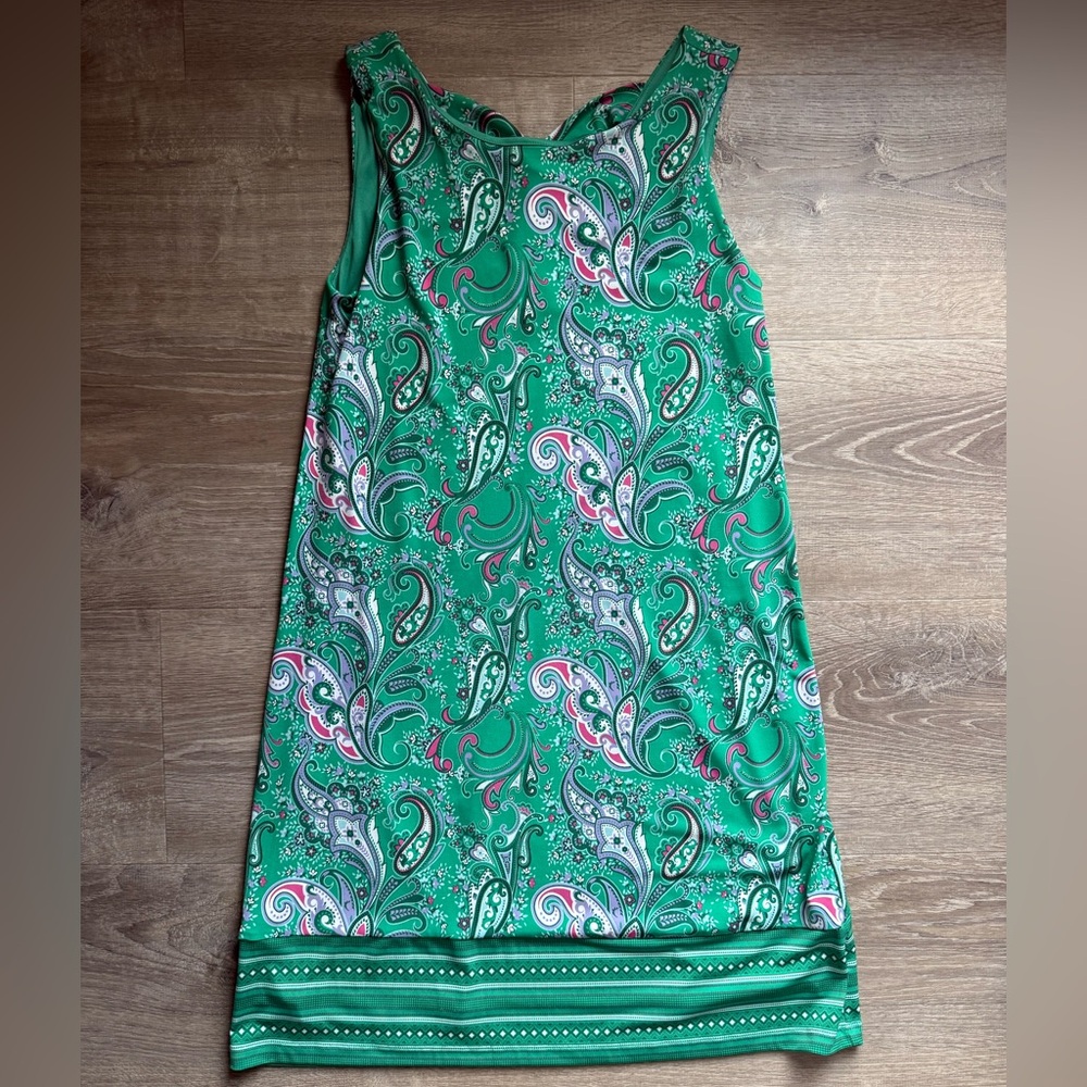 Magnolia Paisley Green Dress